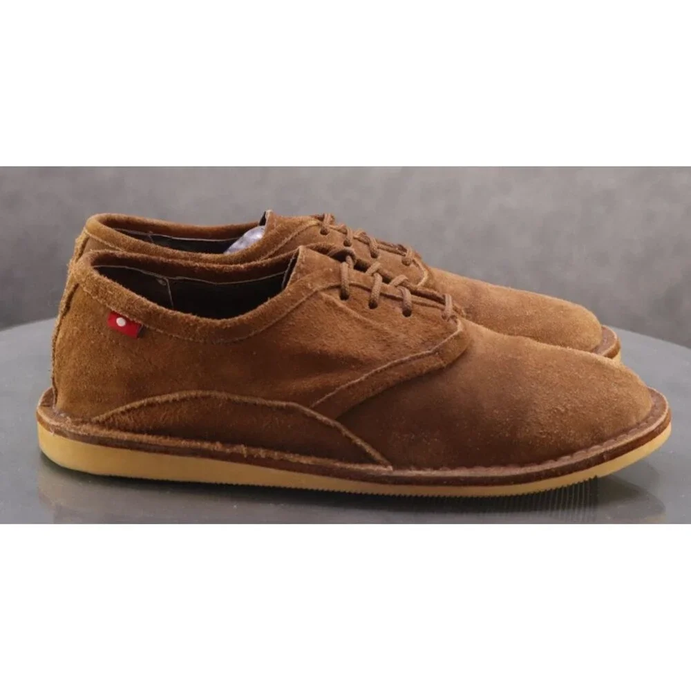 Oliberte Africa Narivo Men's Low Top Chukka Shoes Size EU 41 US 8 Suede Brown